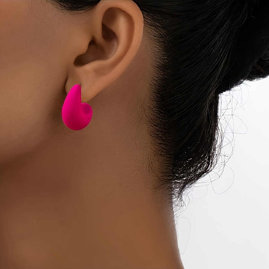 Stylish Teardrop Stud Earrings for Versatile Party Look